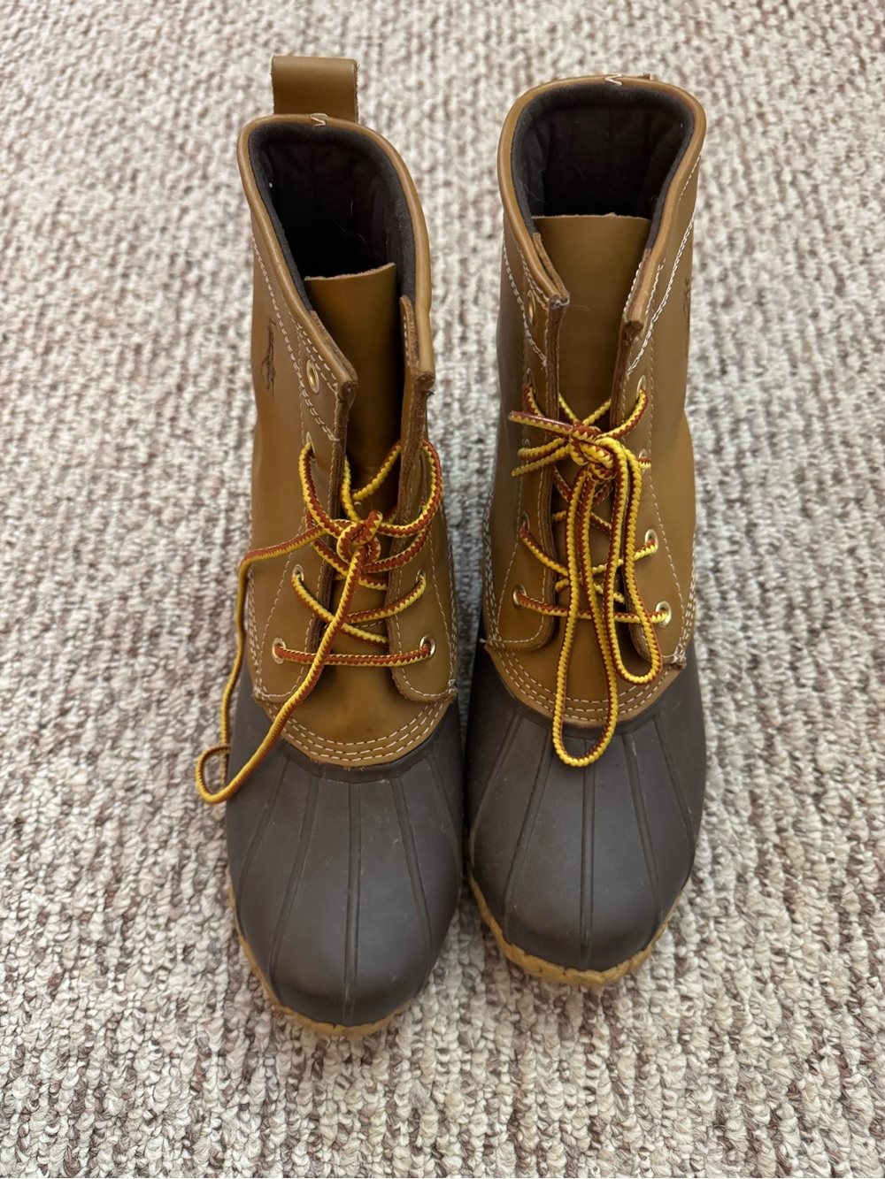 Polo by Ralph Lauren Tan and Brown Winter Rain Boots